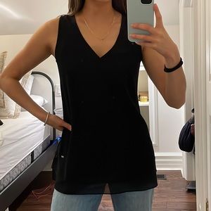 Tommy Hilfiger Black Sleeveless Blouse